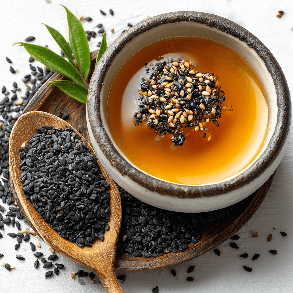 Sort sesamfrøolje